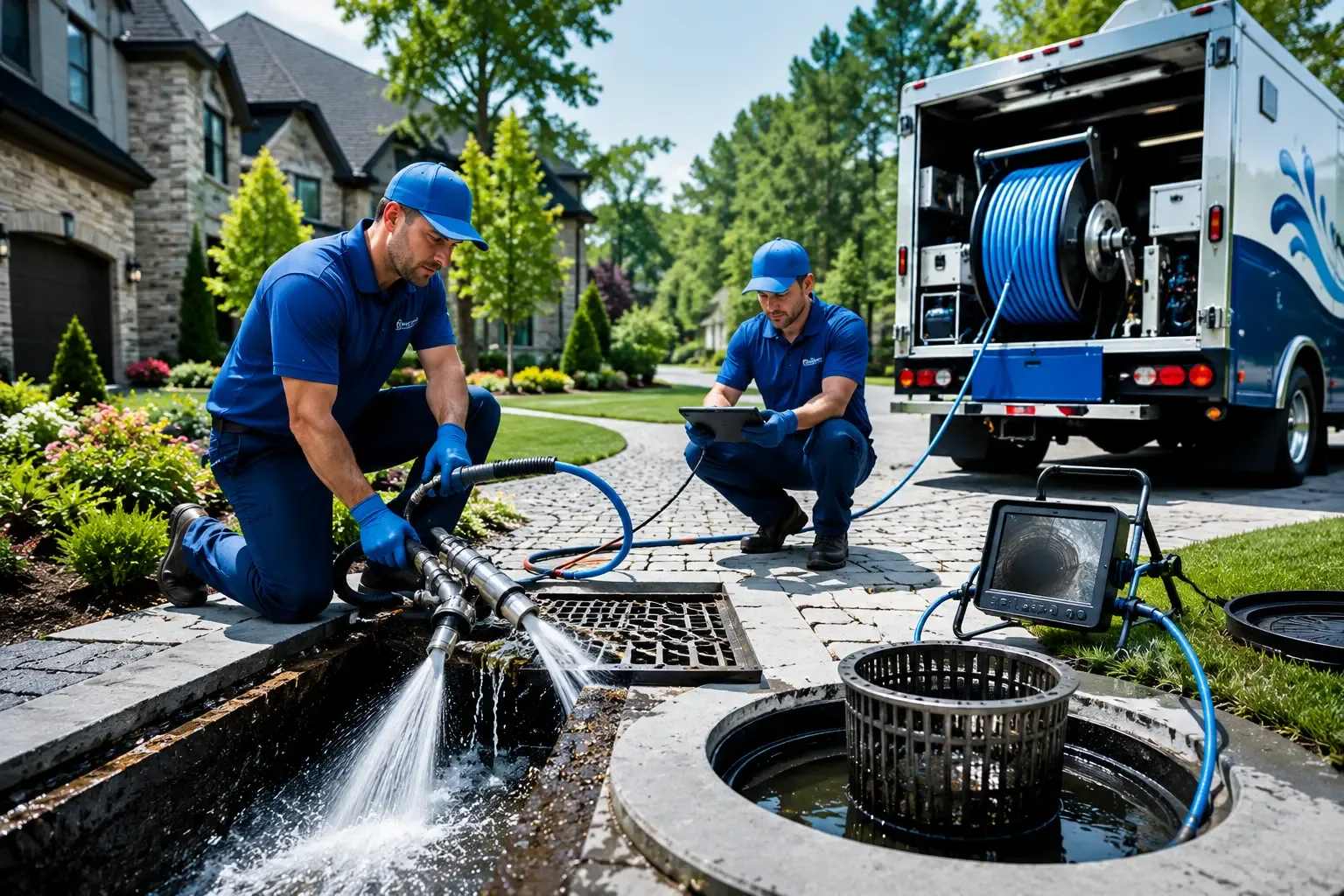 Local outdoor drain cleaning professionals in Blue Creek, OH
